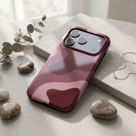 Granatrot | Burgundy Camo Abstract MagSafe iPhone Case