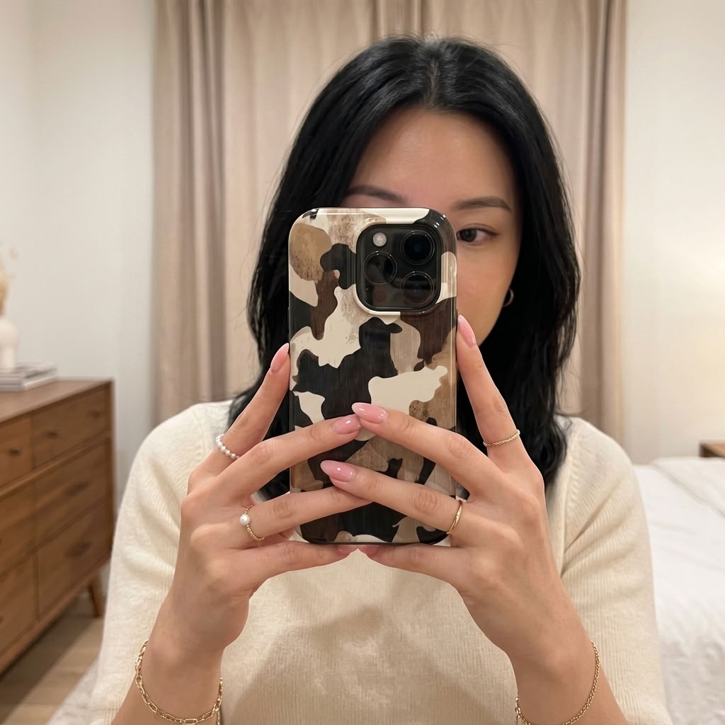 Desert Camo | Brown Earth Tone Camouflage MagSafe iPhone Case