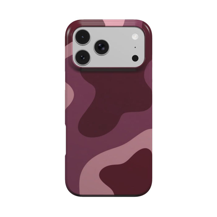 Garnet | Burgundy Camo Abstract MagSafe iPhone Case