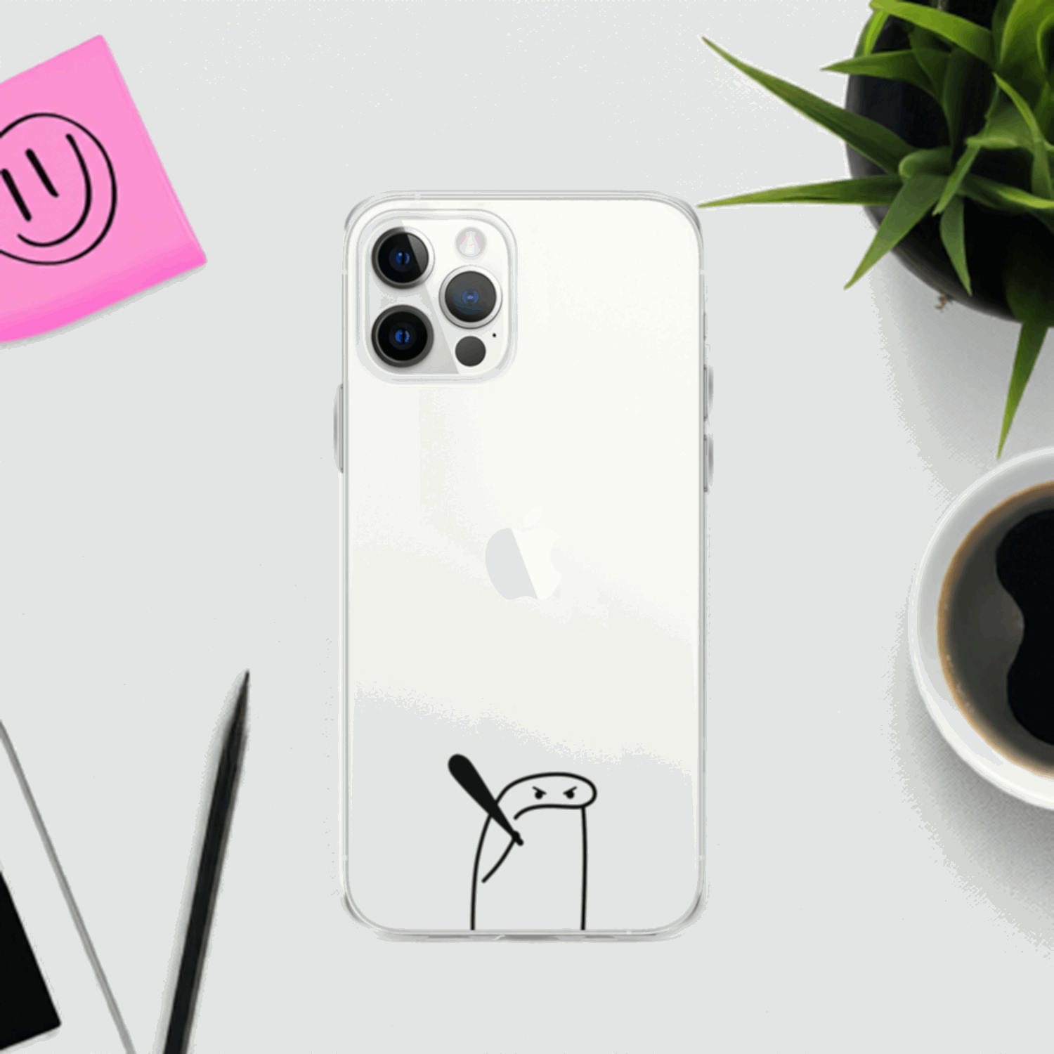 Minimalist Humor iPhone Clear Case
