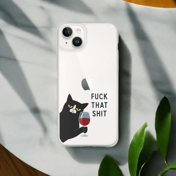 Sassy Cat Clear iPhone Case