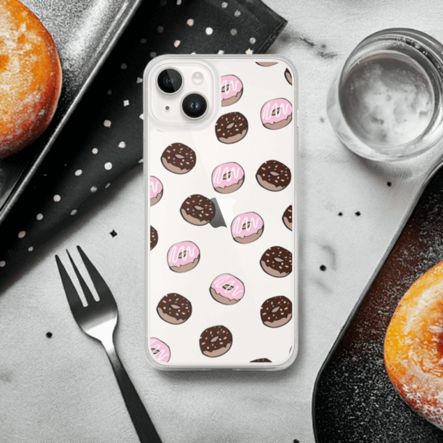 Donut iPhone Clear Case