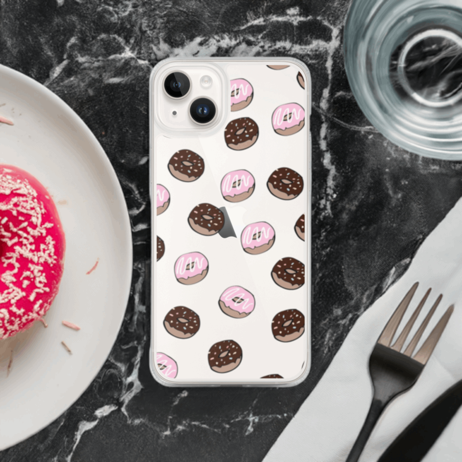 Donut iPhone Clear Case