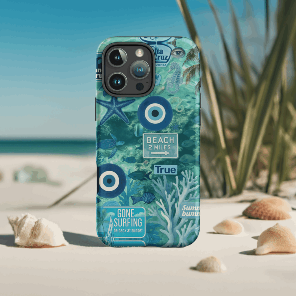 Ocean Vibes iPhone Hard Case