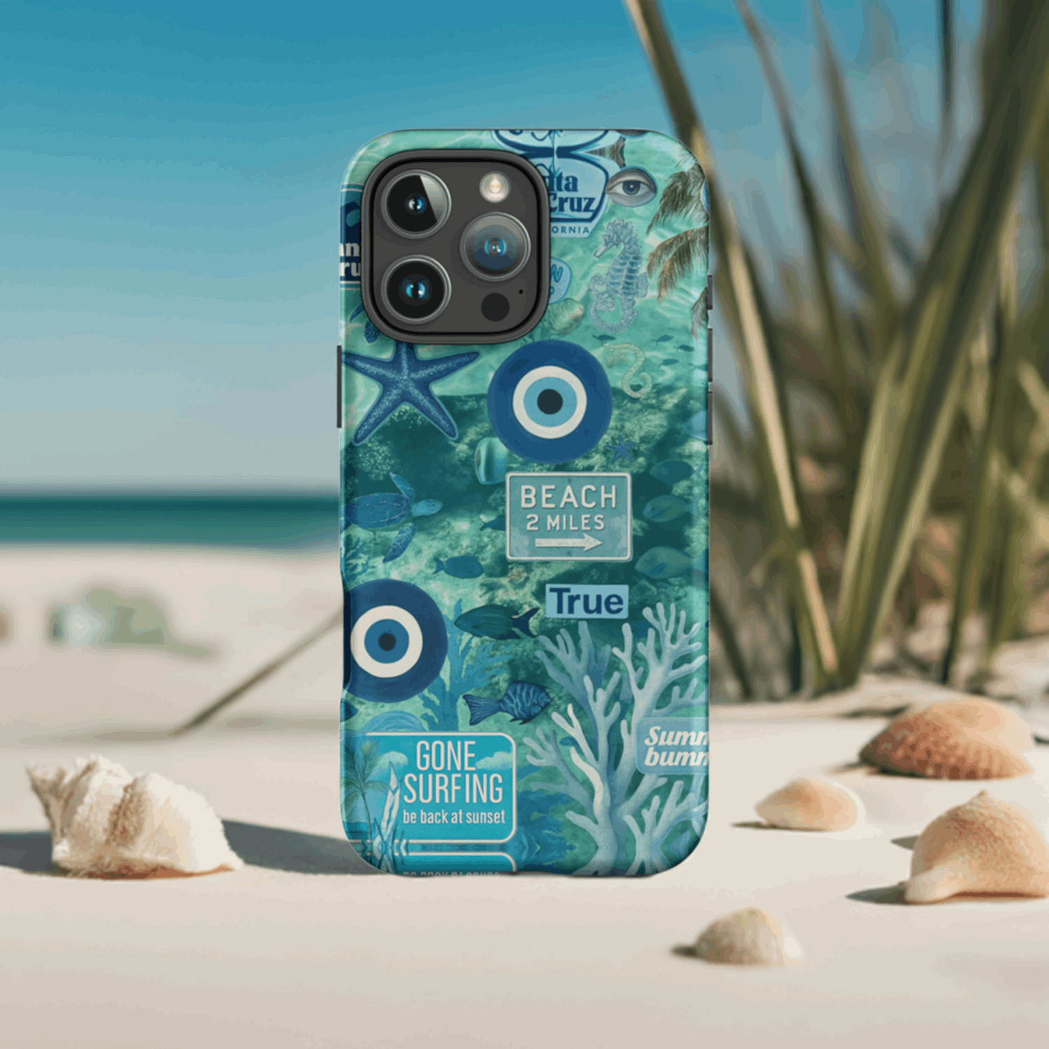 Ocean Vibes iPhone Hard Case