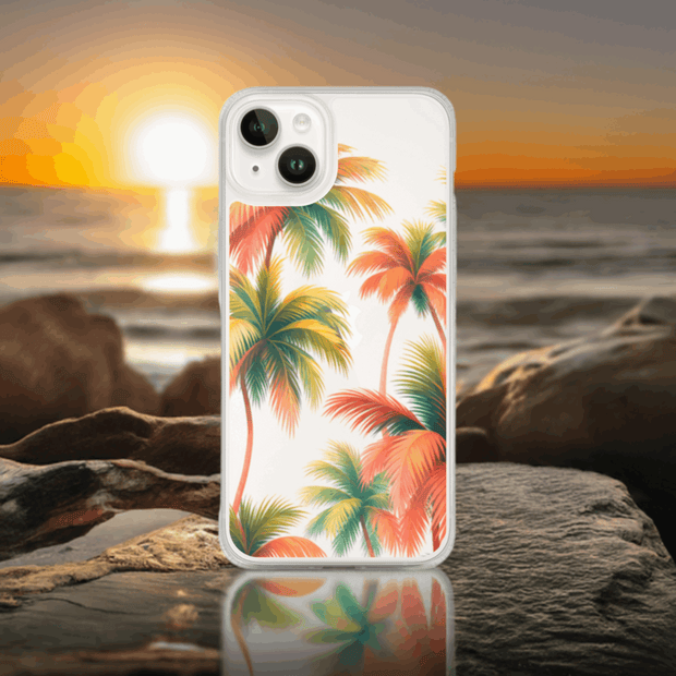 Tropical Palm Tree iPhone Clear Case