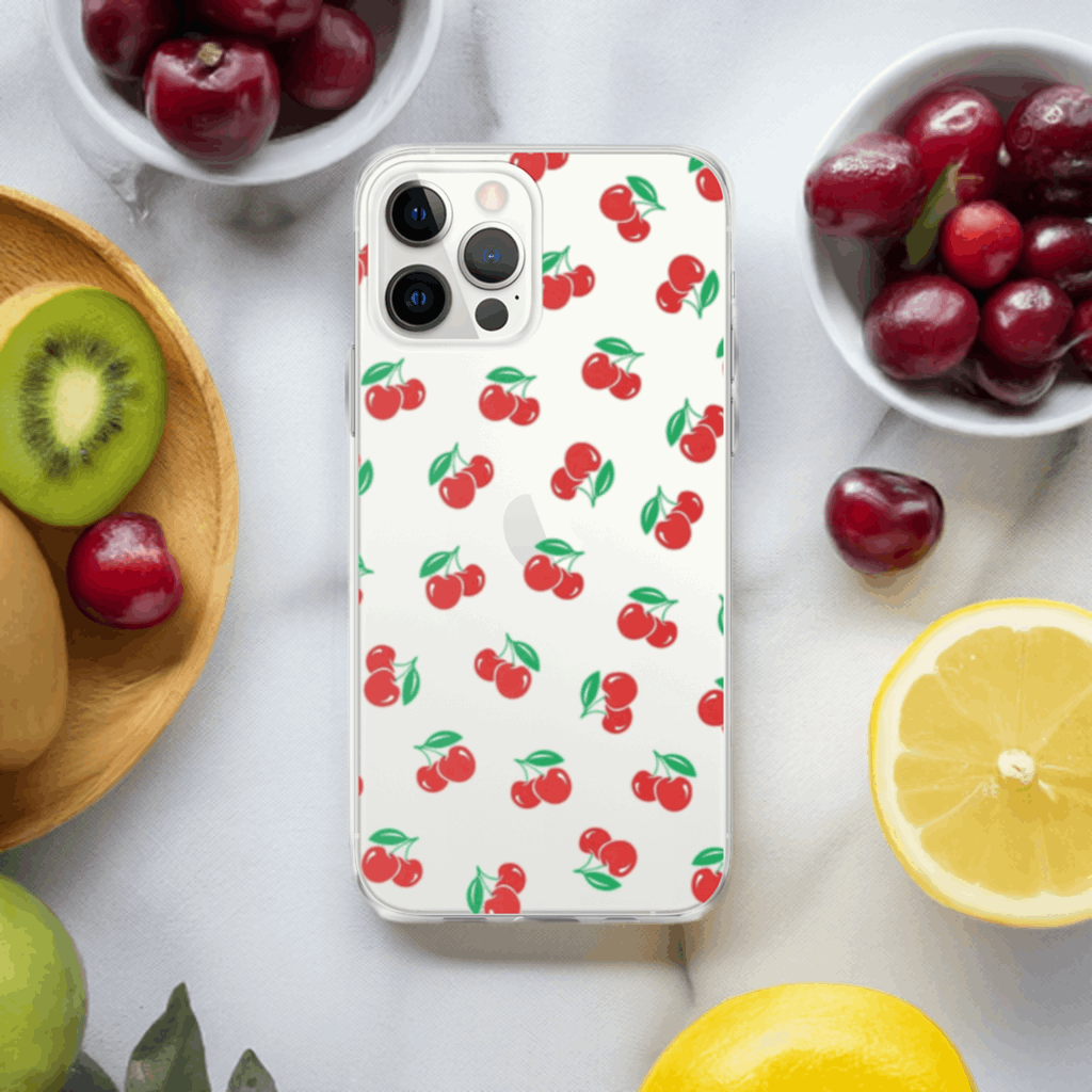 Cherry iPhone Clear Case
