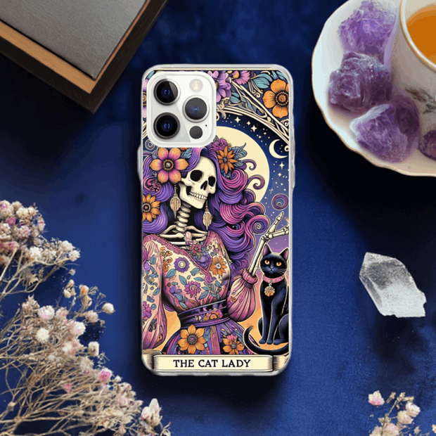 The Cat Lady iPhone Clear Case
