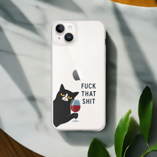 Sassy Cat Clear iPhone Case