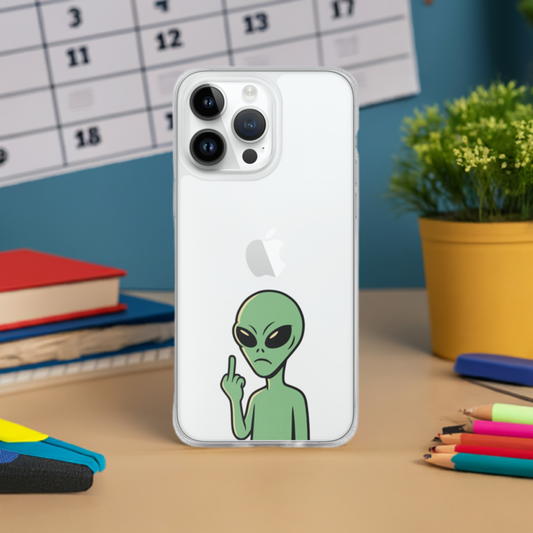 Alien Mood iPhone Clear Case