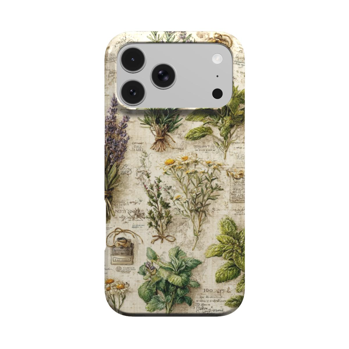 Herbaria | Funda para iPhone MagSafe con ilustración botánica vintage
