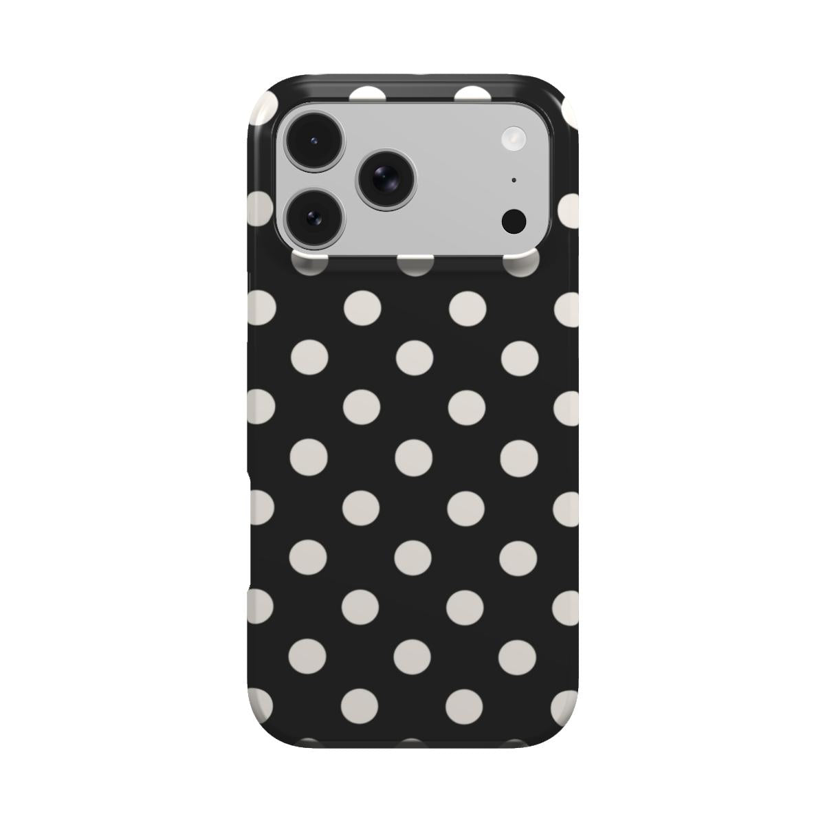Ballroom | Black Cream Polka Dot MagSafe iPhone Case