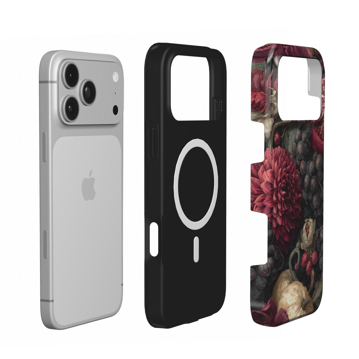 Baroque Harvest | Dark Botanical Still Life MagSafe iPhone Case