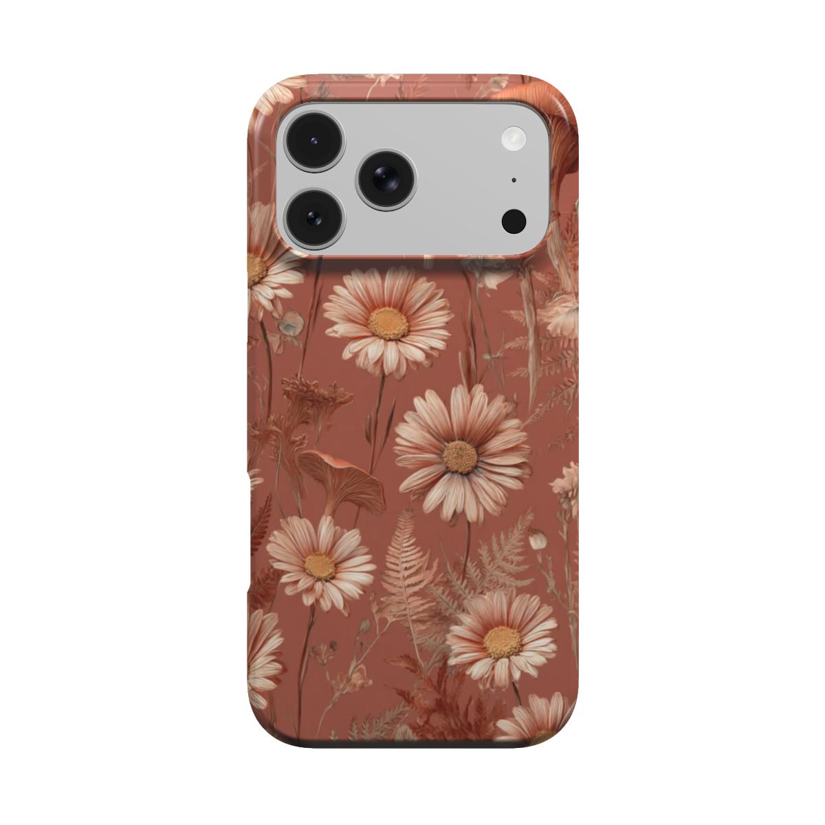Whispered Daisies | Terracotta Wildflower Botanical MagSafe iPhone Case