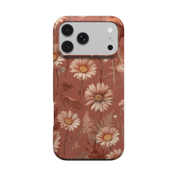 Geflüsterte Gänseblümchen | Terracotta Wildblumen Botanical MagSafe iPhone Hülle