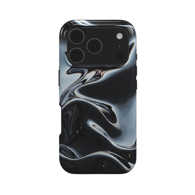 Obsidian Flow | Liquid Metal MagSafe iPhone Case
