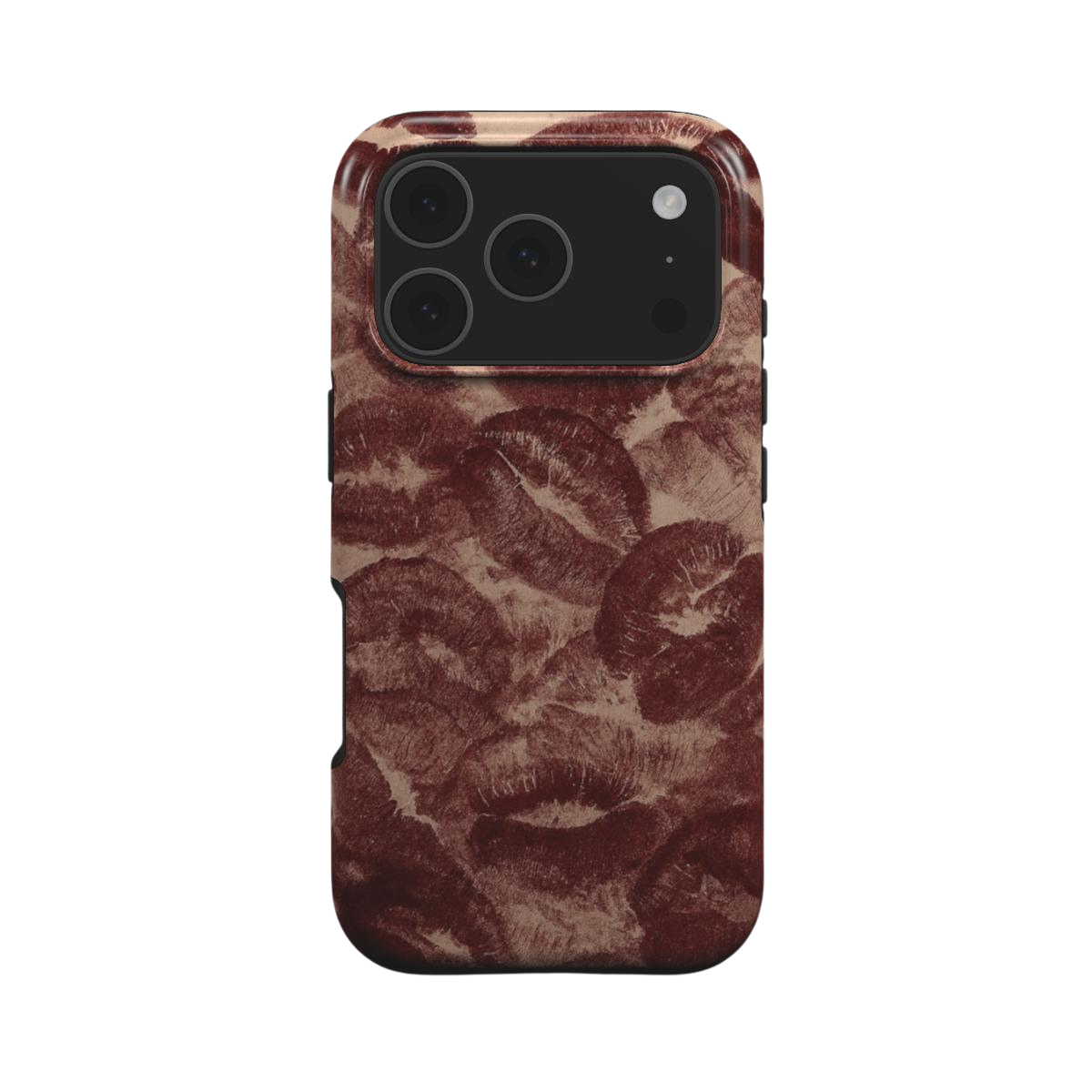 Velvet Kiss |  Lipstick Print MagSafe iPhone Case
