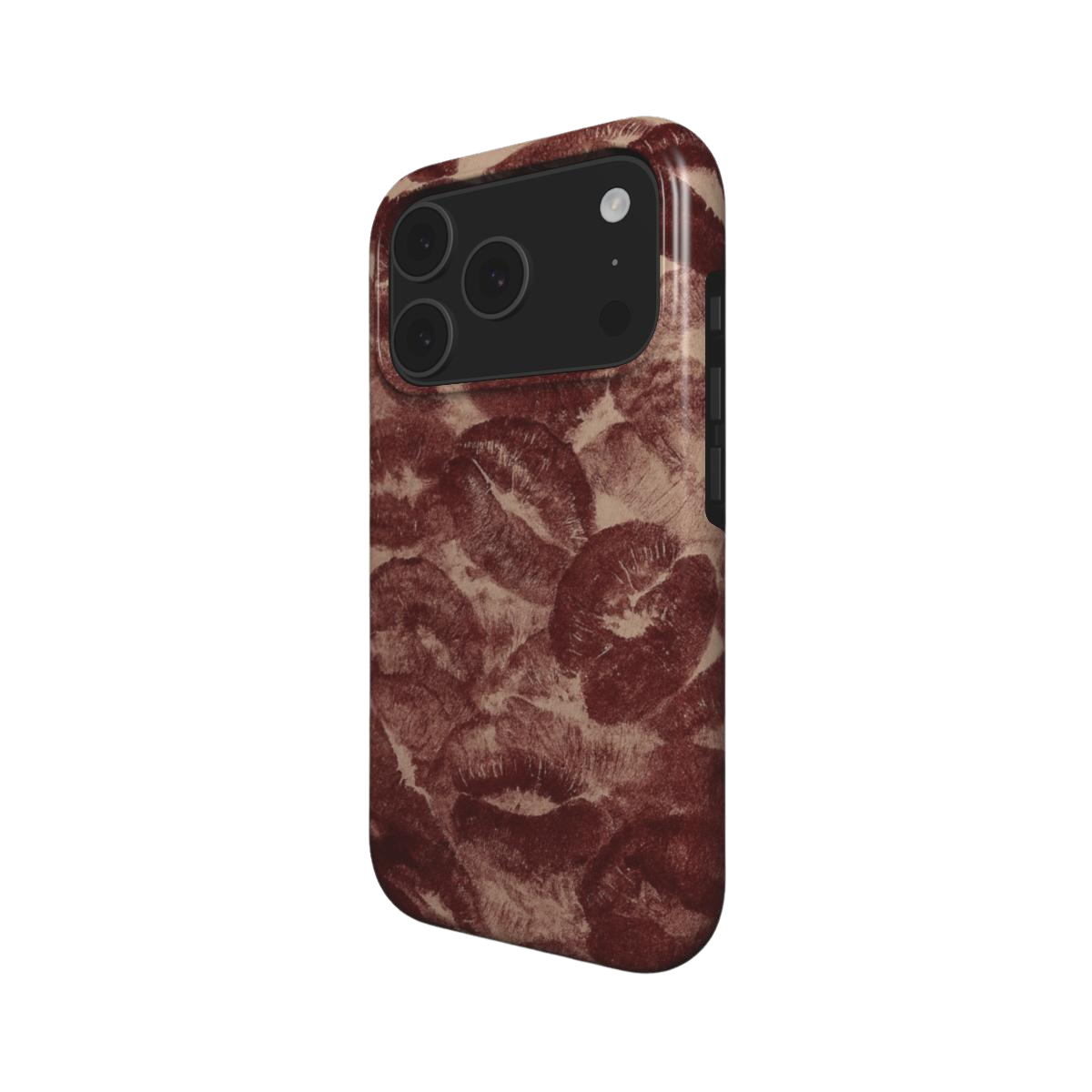 Velvet Kiss |  Lipstick Print MagSafe iPhone Case