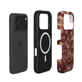 Velvet Kiss |  Lipstick Print MagSafe iPhone Case