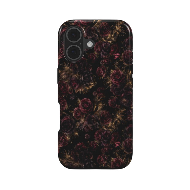 Nocturne Roses | Dark Rose & Gold iPhone & Samsung Case