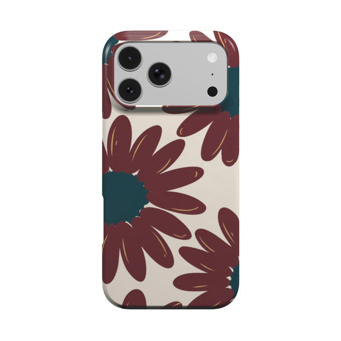 Sunday Best | Burgundy Floral MagSafe iPhone Case