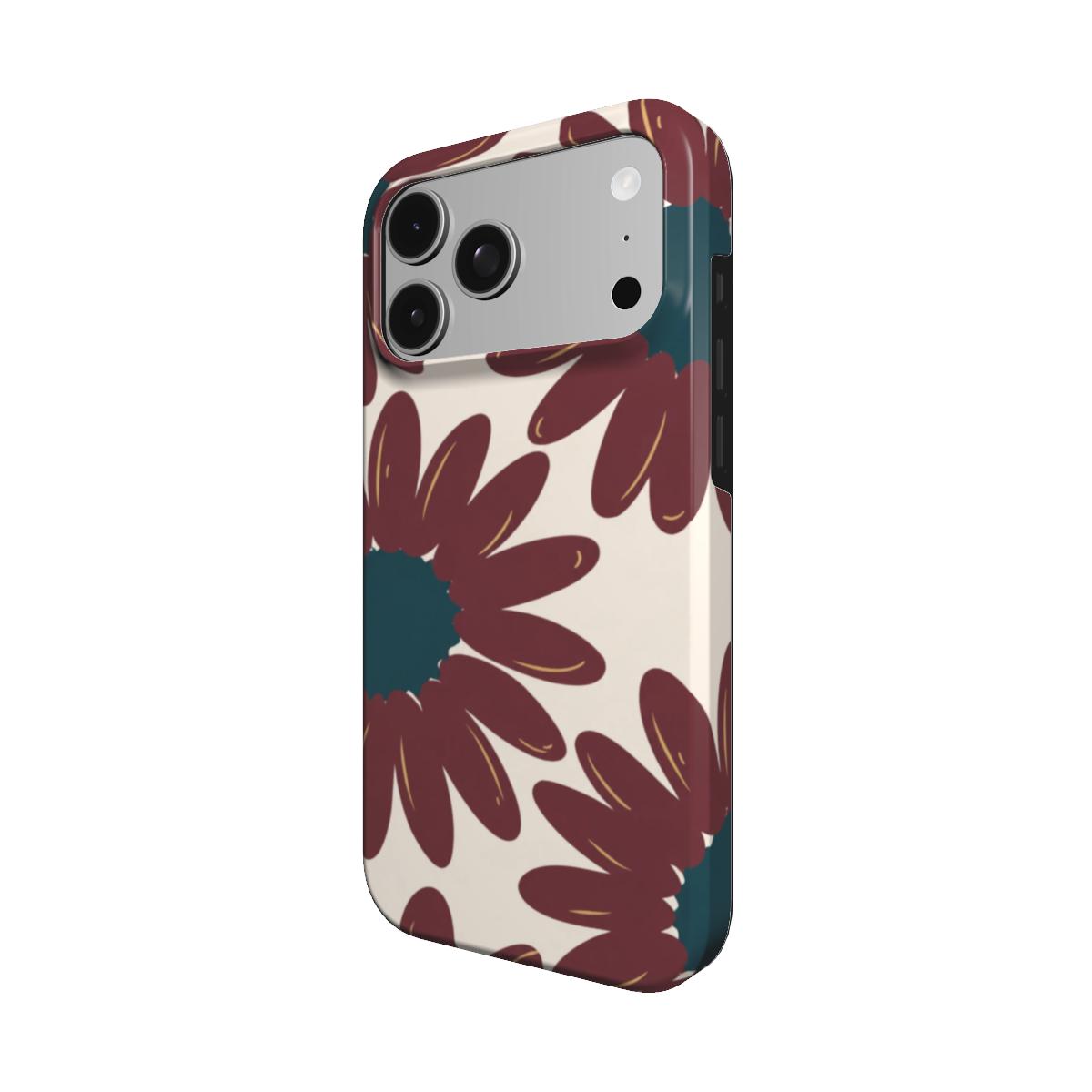 Sunday Best | Burgundy Floral MagSafe iPhone Case